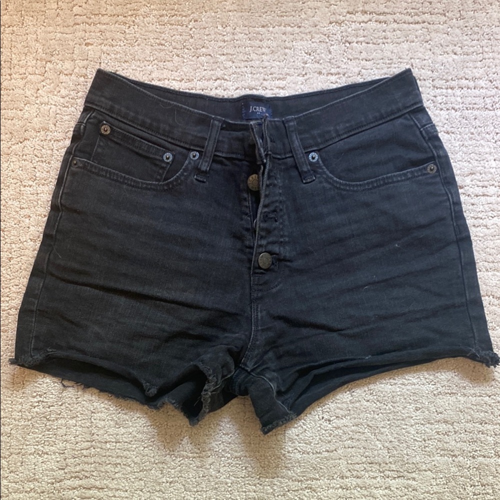 J. Crew Black Jean Shorts Essential Summer Style